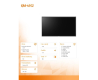 AG Neovo 42,5'' QM-4302 Czarny - 1375969 - zdjęcie 5